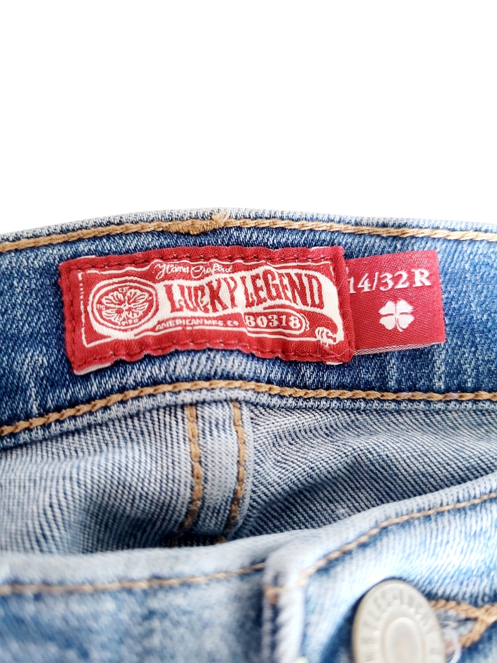 Lucky Brand Embroidered Floral Jeans Boho Festival Mid Rise 14 Straight Legend - Picture 7 of 12